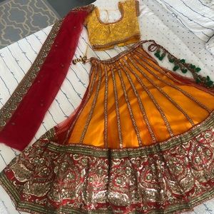 Indian bridal lengha